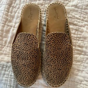 Cheetah slip ons